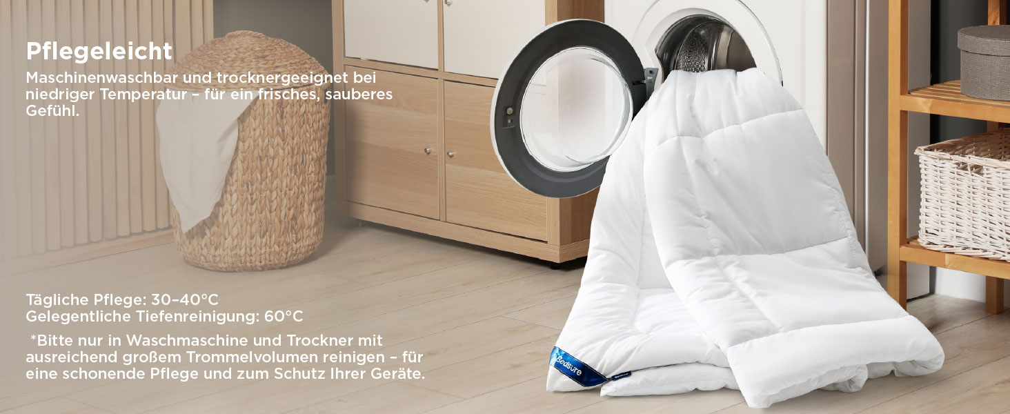 Комплект постільної білизни BEDSURE: ковдра зимова 135x200, ковдра літня 135x200, ковдра всесезонна 135x200, 450gsm, білий