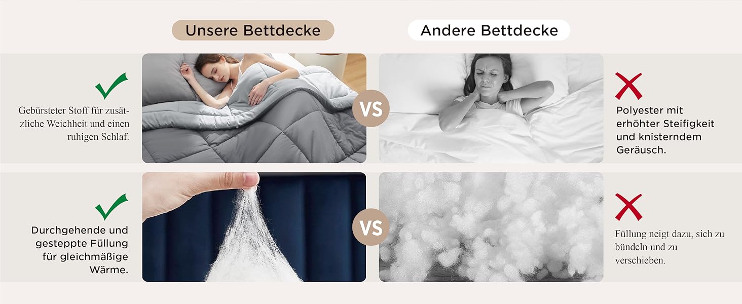 BEDSURE Ковдра постійна 135x200 см - Ковдра для всіх сезонів, 300 GSM, двостороння сіра/світло-сіра, м'яка та тепла, для алергіків, 135x200 см