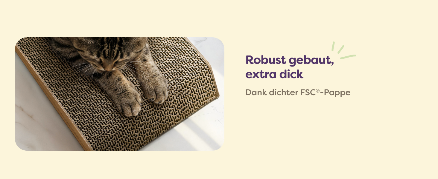 Кігтеточка для котів 3 в 1 XXL 75 см – міцна картонна поверхня для догляду за кігтями – до 2 років використання – економія місця – захист диванів та меблів (Mountain) (Білий) (Коричневий)