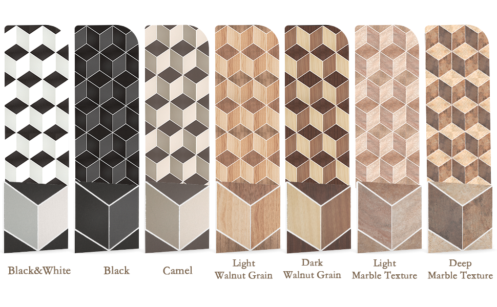 Акустичні панелі JBER для стін самоклеючі, шумопоглинаючі 3D-панелі для студії, офісу та дому, гексагональні (12 шт), 30×30×1 см, чорно-білі