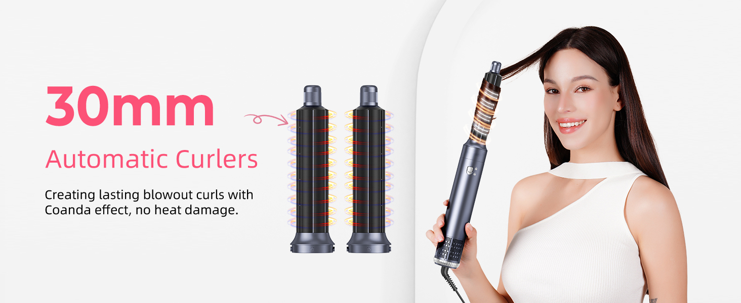 Професійний фен-щітка Pro Hairstyler Airbrush 6 в 1: сушка, укладка, об'єм, локони. 1000W