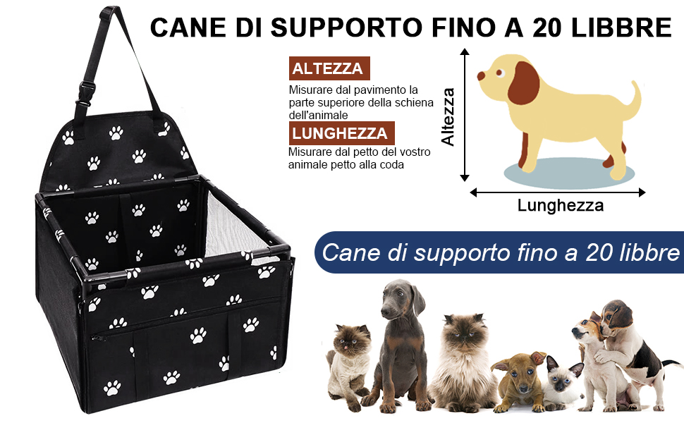 Автомобільний лежак для собак: безпечний, водонепроникний, для маленьких та середніх порід