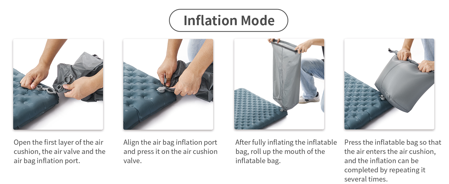 Naturehike Каремат самонадувний Ultraleichte 3.5R, Green - для кемпінгу, трекінгу, альпінізму та подорожей