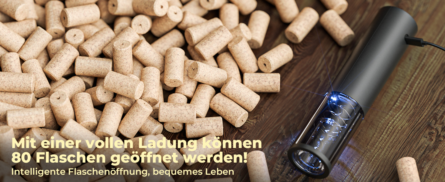 Електричний відкривачка для вина GHB 6-в-1 з USB-зарядкою, зрізач фольги, виливає вино та вакуумний затвор. Подарунок для поціновувачів вина