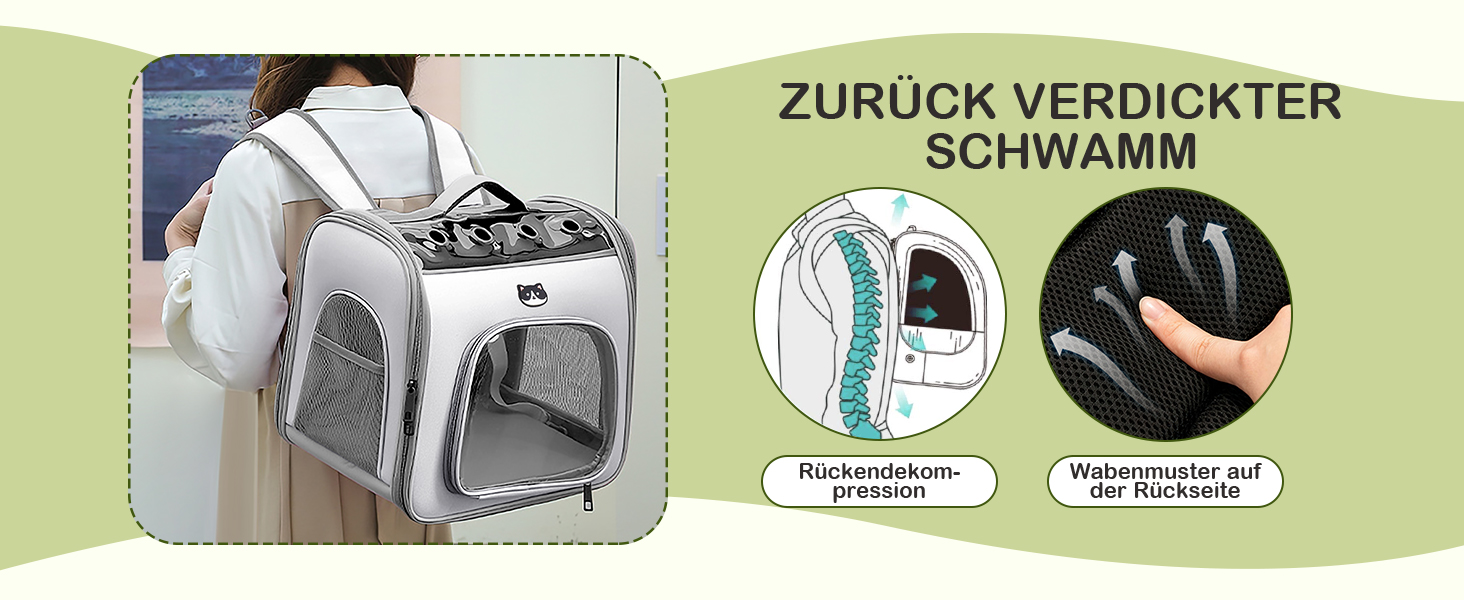 Рюкзак для котів та маленьких собак ALLSOPETS, дихаючий, з фронтальною відкривачкою та страхувальним ремінцем, для подорожей, прогулянок та хайкінгу (Квітково-рожевий)