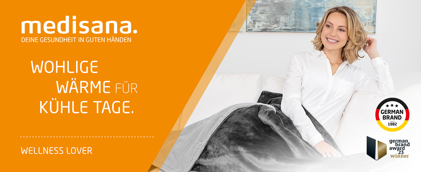 Електрична грілка Medisana HU 665, 150 x 80 см, з автовимкненням та захистом від перегріву, 3 температурні режими, пральна