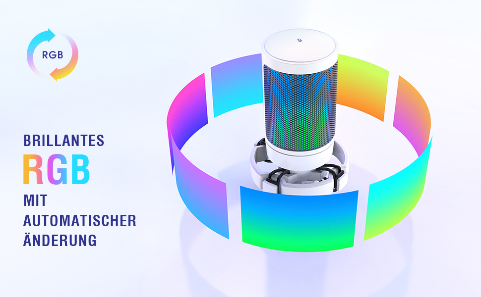 Ігровий мікрофон FIFINE з кріпленням, USB мікрофон для запису подкастів, стрімінгу, студії, MAC, PS4, PS5 (Мікрофон+Кріплення)