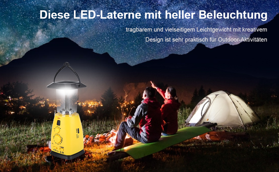 Світлодіодний кемпінговий ліхтар VGEBY 8 LED, сонячний, з ручною динамо-круткою, радіо AM/FM, акумуляторний, для кемпінгу, екстрених ситуацій, походів, фестивалів, караванів