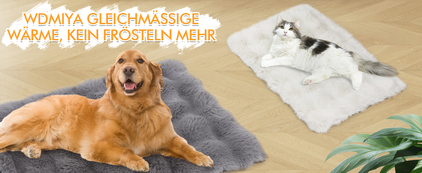 Самогріюча ковдра для тварин Wdmiya 90x60 см, для котів та собак, фланелева, без електроенергії, миюча, сіра L