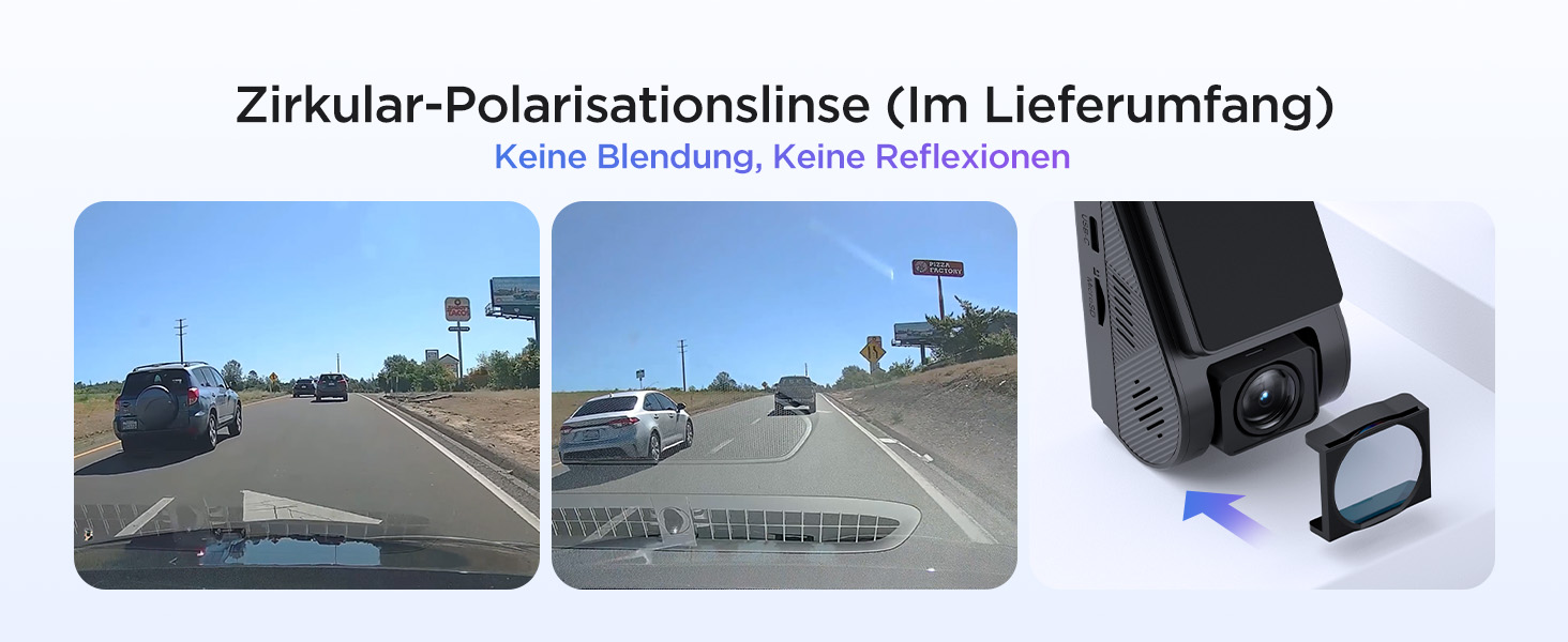Автомобільний відеореєстратор VIOFO A119M Pro 4K HDR з Wi-Fi 6, GPS, нічною зйомкою, CPL-фільтром та режимом паркування