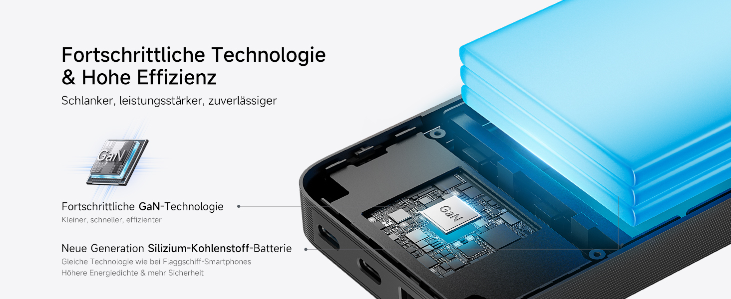 Повербанк CUKTECH 15 Air 15000mAh 100W з цифровим дисплеєм та швидкою зарядкою USB-C для iPhone 16/15/14/13, Samsung Galaxy, iPad, ноутбуків Dell