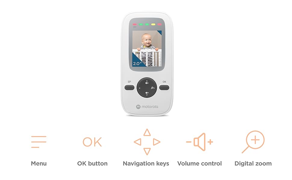 Дитячий відеоняня Motorola VM482 з камерою, 2.4