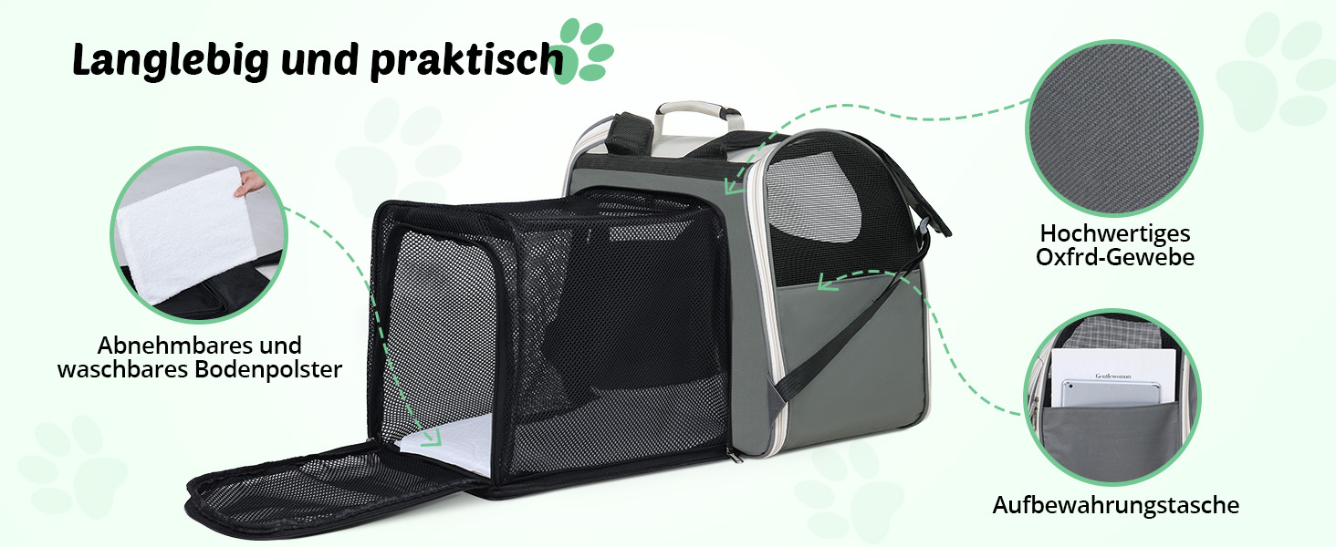 Розширюваний рюкзак для кота та собаки, переноска для тварин, рюкзак для великих котів та маленьких собак до 8 кг, переноска-рюкзак для транспортування/поїздок/кемпінгу