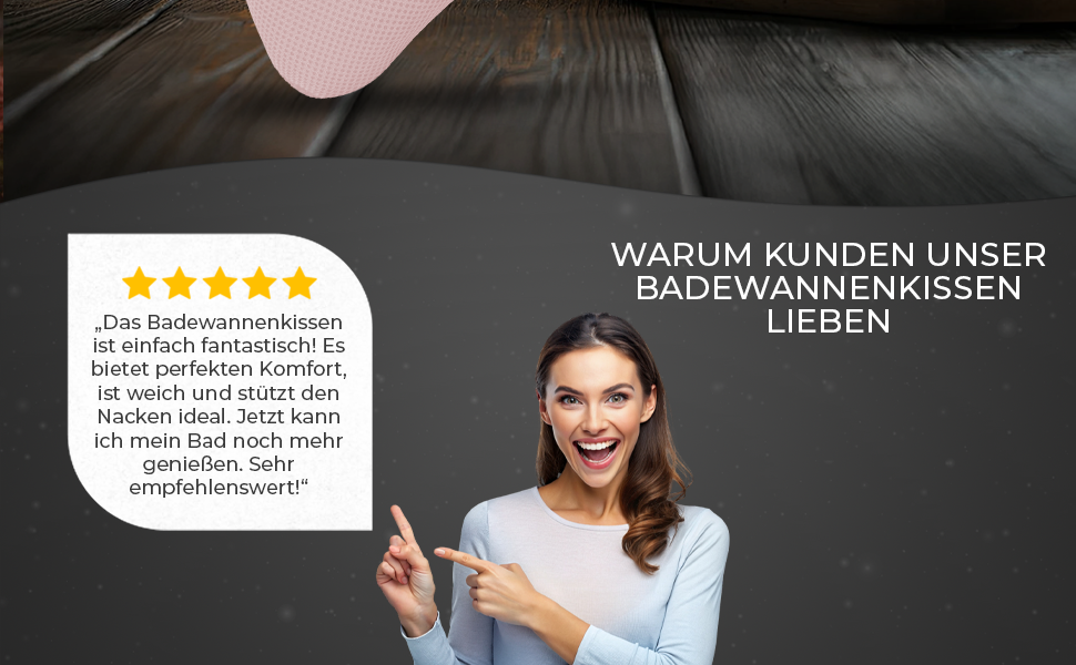 Подушка для ванни з сіткою для прання - Максимальний комфорт та релаксація з технологією Air Mesh. Подушка для ванни з 4 міцними присосками. Підтримка шиї та голови (рожева)