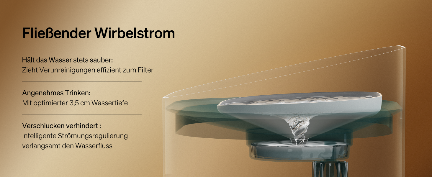 PETLIBRO фонтанчик для собак і котів, 8 л, білий, тихий (26 дБ), анти-розливний захист, легко миється, підходить для великих собак та кількох котів