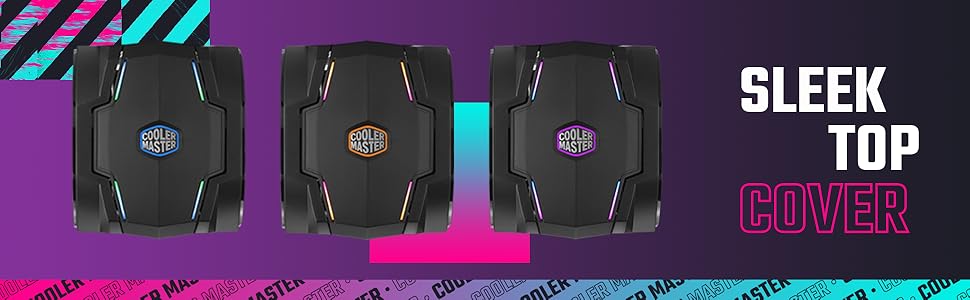 Система охолодження CPU Cooler Master MasterAir MA610P ARGB з двома радіаторами та 6 тепловими трубами