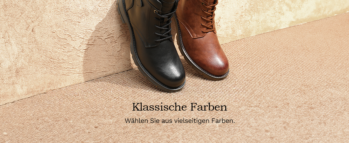 Черевики мотоциклетні Bruno Marc чоловічі Combat на шнурівці з блискавкою та зружною устілкою, 44 EU, чорні