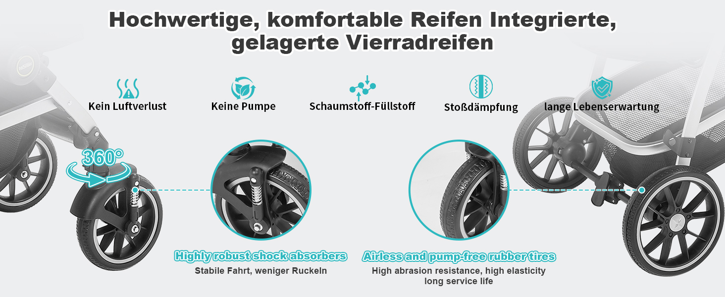 Візок для собак, складаний, до 25 кг, сірий. Алюмінієвий каркас, поворотні колеса, гальма, страхувальний ремінь, м'яке сидіння