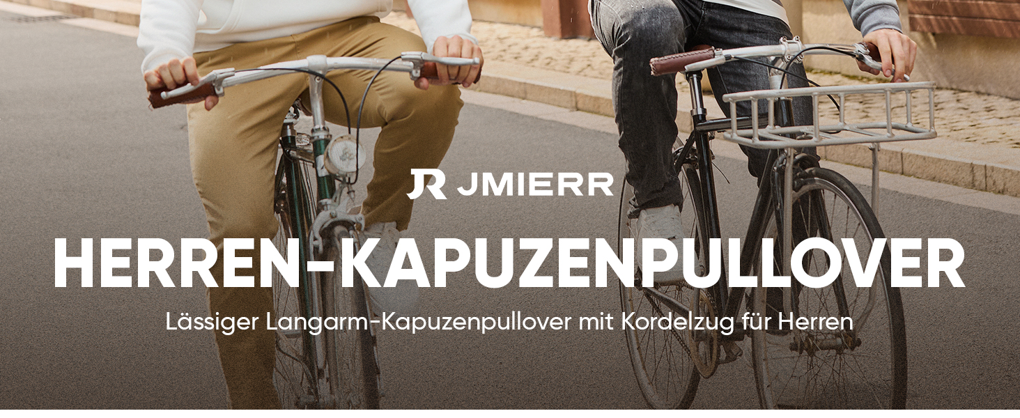 Чоловічий зимовий худі JMIERR білого кольору — теплий бавовняний прогулянковий пуловер з капюшоном та кишенями, розмір L