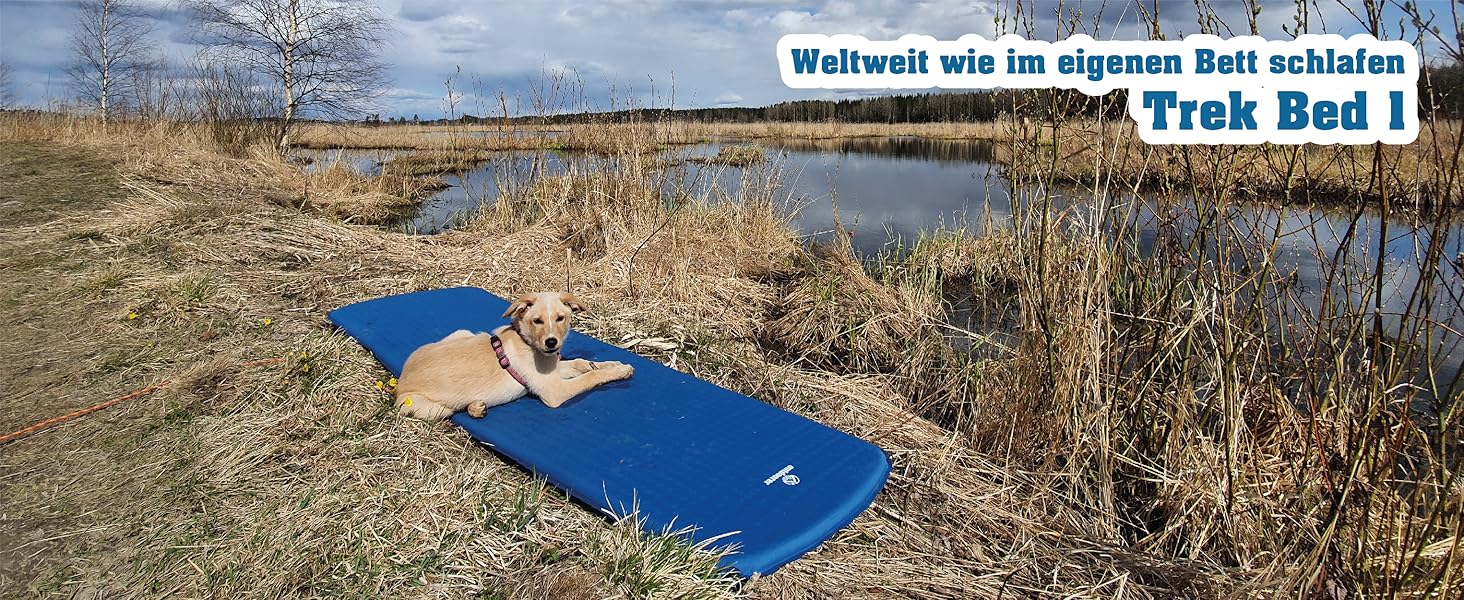 Outdoorer Isomatte Trek Bed 1 - самонадувна туристична килимок для кемпінгу, легка, компактна