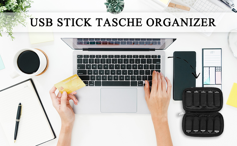 Органайзер для USB-накопичувачів JBOS: кейс на 20 відсіків для USB-флешок, USB-стиків, флеш-пам'яті
