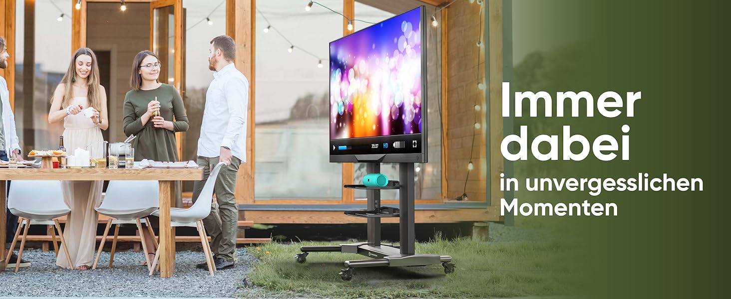 Мобільна підставка для телевізора ONKRON TS2771-B 40-80