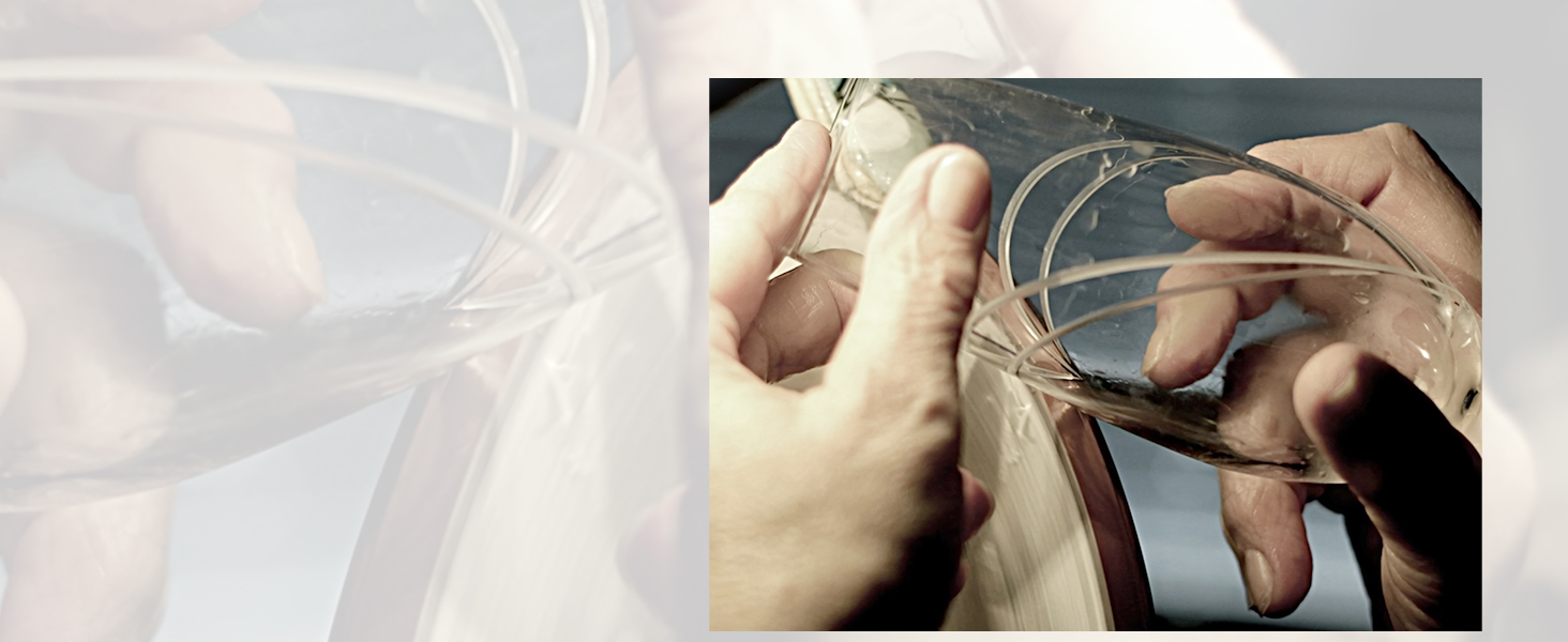 Скляна ваза Butterfly Zylinder - циліндрична ваза висотою 25 см, прозора, для елегантних акцентів