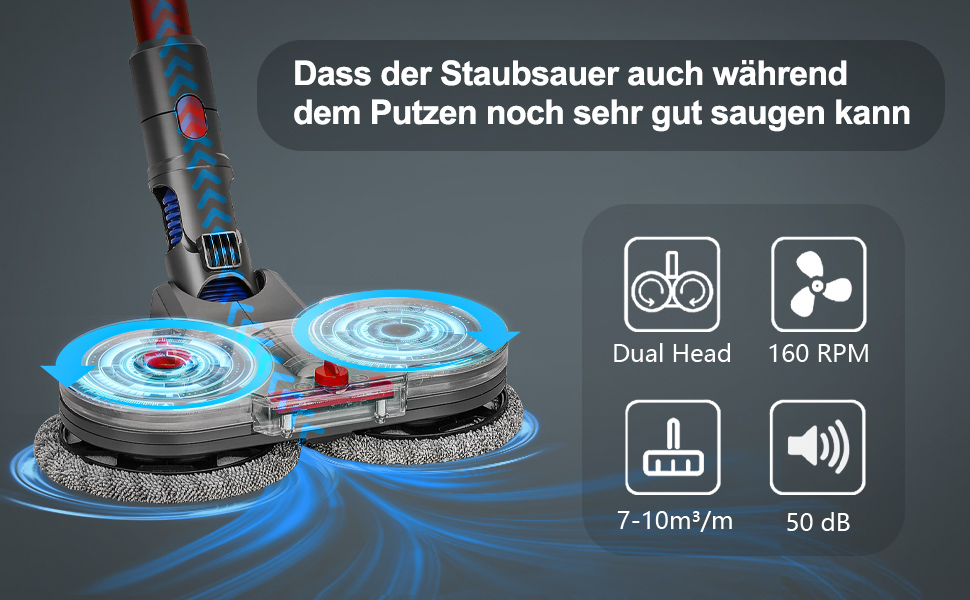 Електричний насадка для миття підлоги Dyson V11/V10/V8/V7/V15 - комплект з 12 мікрофібрами та знімним баком для води