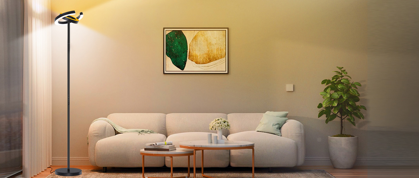 Бездротова LED лампа Rosnek: регульоване освітлення, 3 колірні температури, USB-C, срібло