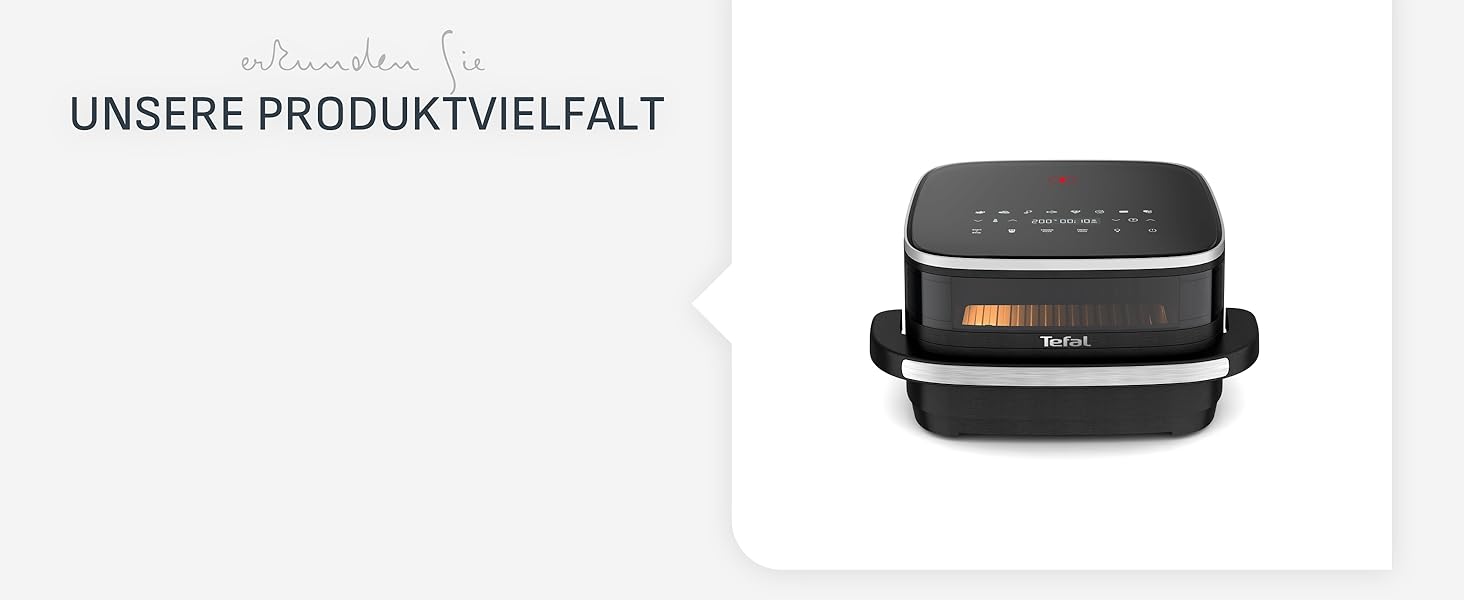 Фритюрниця Tefal Easy Fry Silence 7л, біла - аерофритюрниця з тихим режимом, 10 програм, до 8 порцій EY8421E0