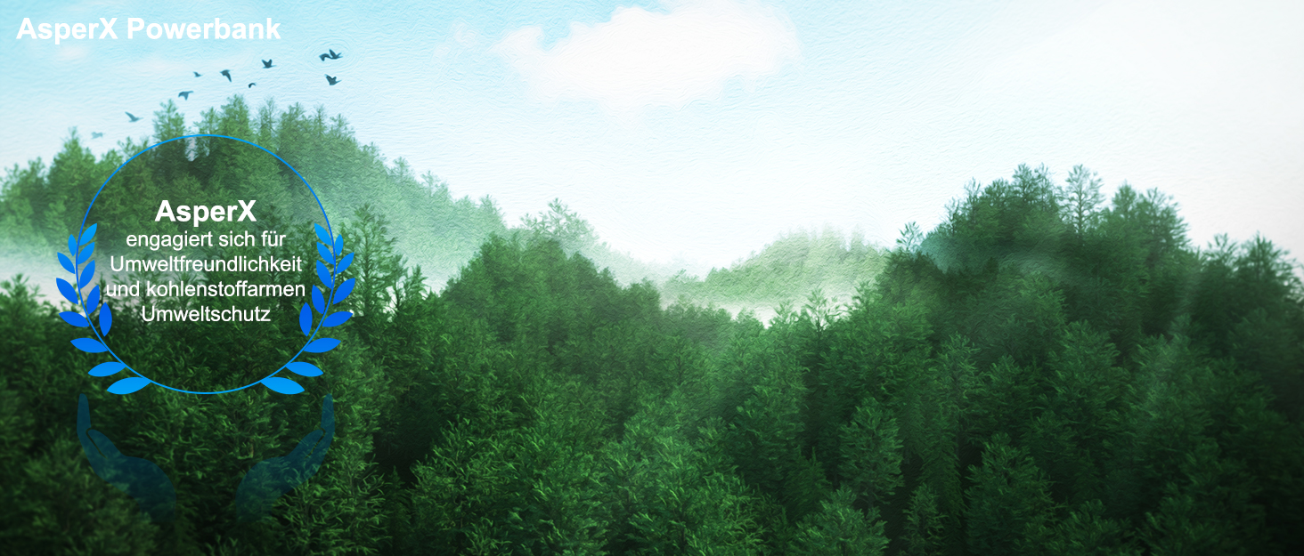 Power Bank AsperX 20000mAh, 165W, USB-C Кабель, для MacBook, Dell, HP, Lenovo, iPad, iPhone, Galaxy