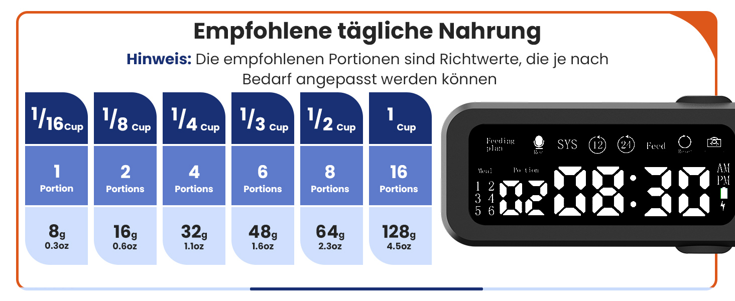 Автомат годівлі для котів з керуванням через додаток, для 2 котів, регульована висота, 2 миски, 5 л, з функцією запису голосу та таймером