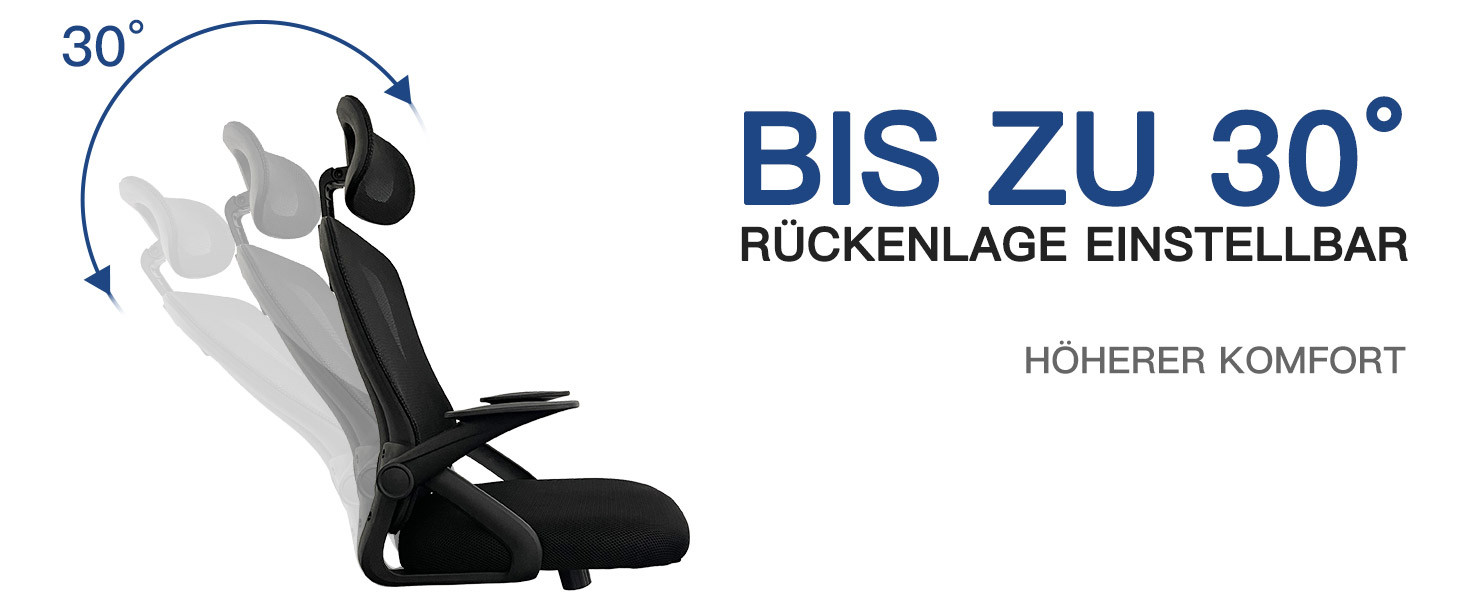 Ергономічне крісло для офісу: регульовані підлокітники, 3D-підголовник та поперекова підтримка, функція гойдання та нахилу (білий та чорний)