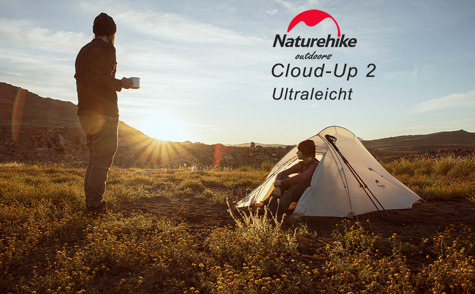 Намет Naturehike Cloud Up 2 для 2 осіб, ультралегкий, 3-4 сезони, для кемпінгу та туризму