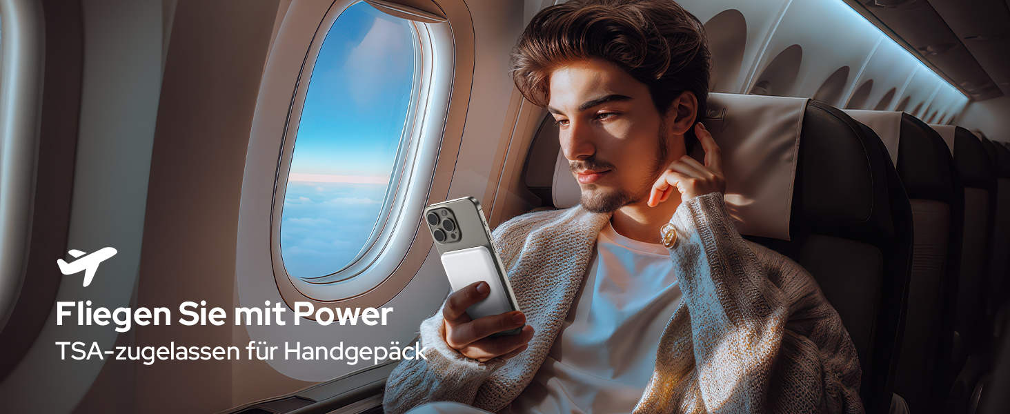 Power Bank MagSafe TRKOY Slim 5000mAh для iPhone: швидка бездротова зарядка, USB-C, портативний акумулятор