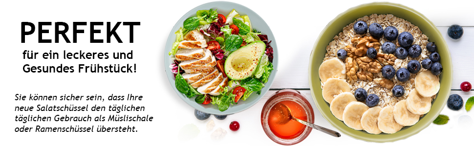 Набір мисок Miamio Palmanova (зелений) – 6 шт. по 800 мл – сучасний дизайн