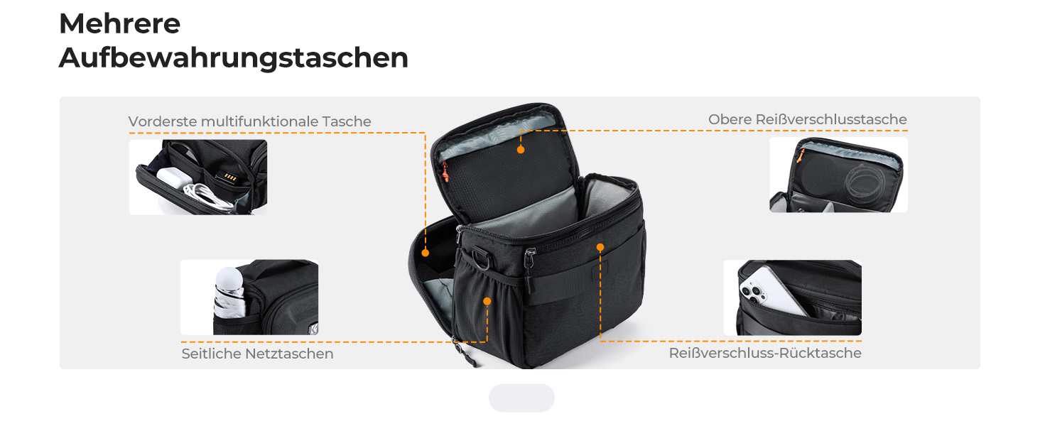 Сумка для камери K&F CONCEPT для DSLR/SLR, фотосумка, рюкзак, фоторюкзак, фотосумка на плече зі штативним кріпленням