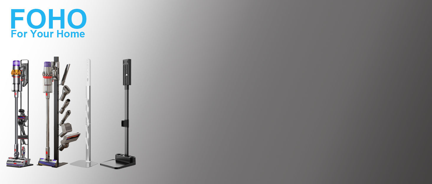 Підставка для пилососів Dyson V15s, V15, V11, V10, V8, V7, V6 - чорна, без свердління
