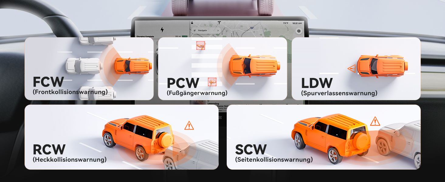 WOLFBOX G850 PRO: Дзеркало-відеореєстратор 4K з ADAS, BSD, WiFi, GPS, G-сенсором та камерою заднього виду