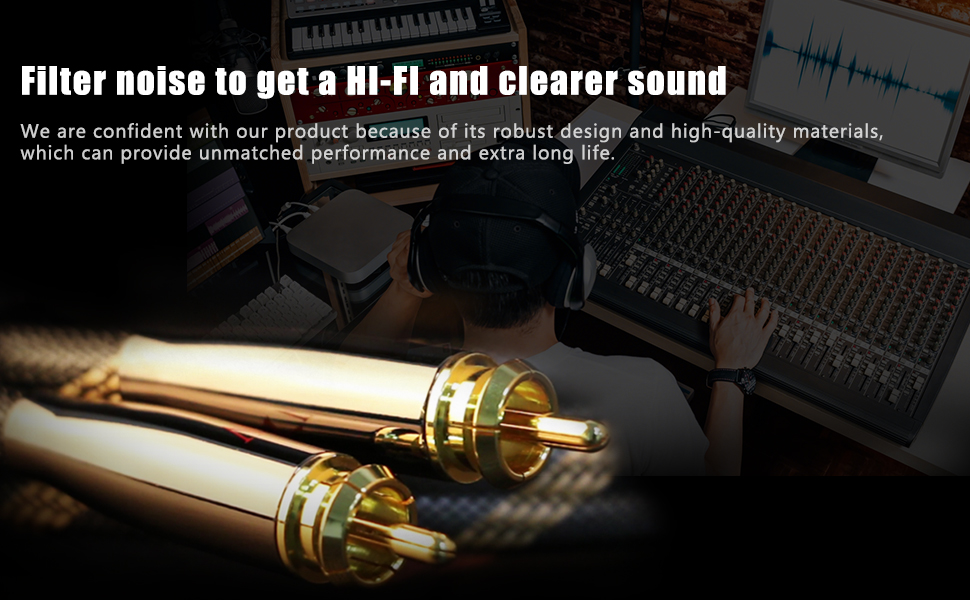 Акустичні кабелі SKW для колонок Hi-Fi, пара (2 шт.), 1.5м, з роз'ємами «банан», позолочені конектори, нейлонове обплетення