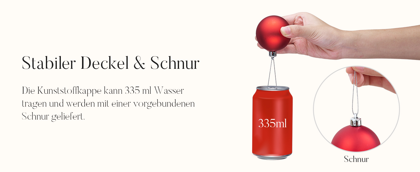 50 шт. прикраси на ялинку Valery Madelyn, 5 см, біло-золоті, пластикові, з кріпленням, для ялинки, стійкі до пошкоджень, прикраси на Різдво (червоний, зелений, золотий)