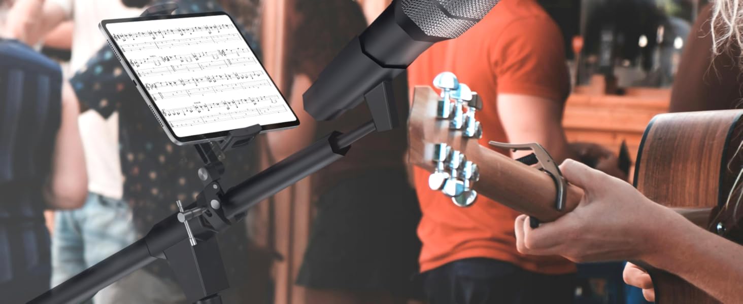 Підставка для планшета та мікрофона CreaDream, регульована, для телефонів та iPad (4.7-13 дюймів)