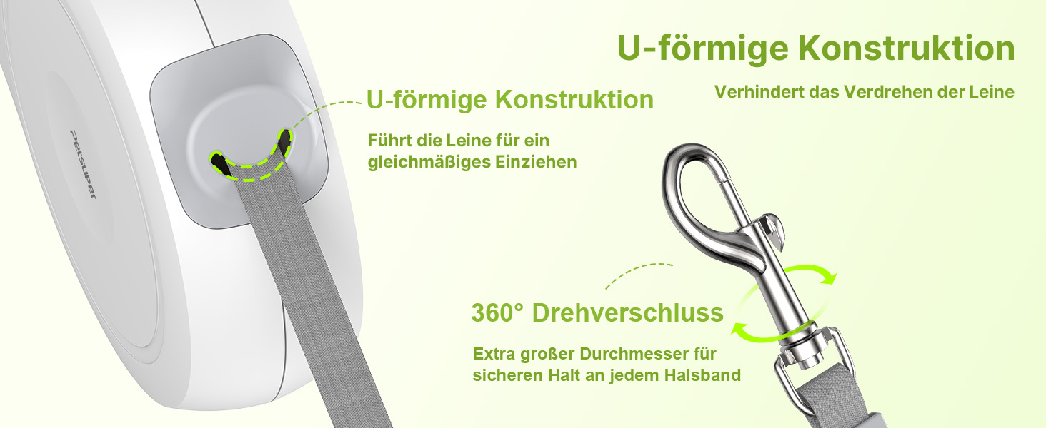 Рулетка для собак Active Brake - міцна повідка для середніх та великих собак до 60 кг (5 м)