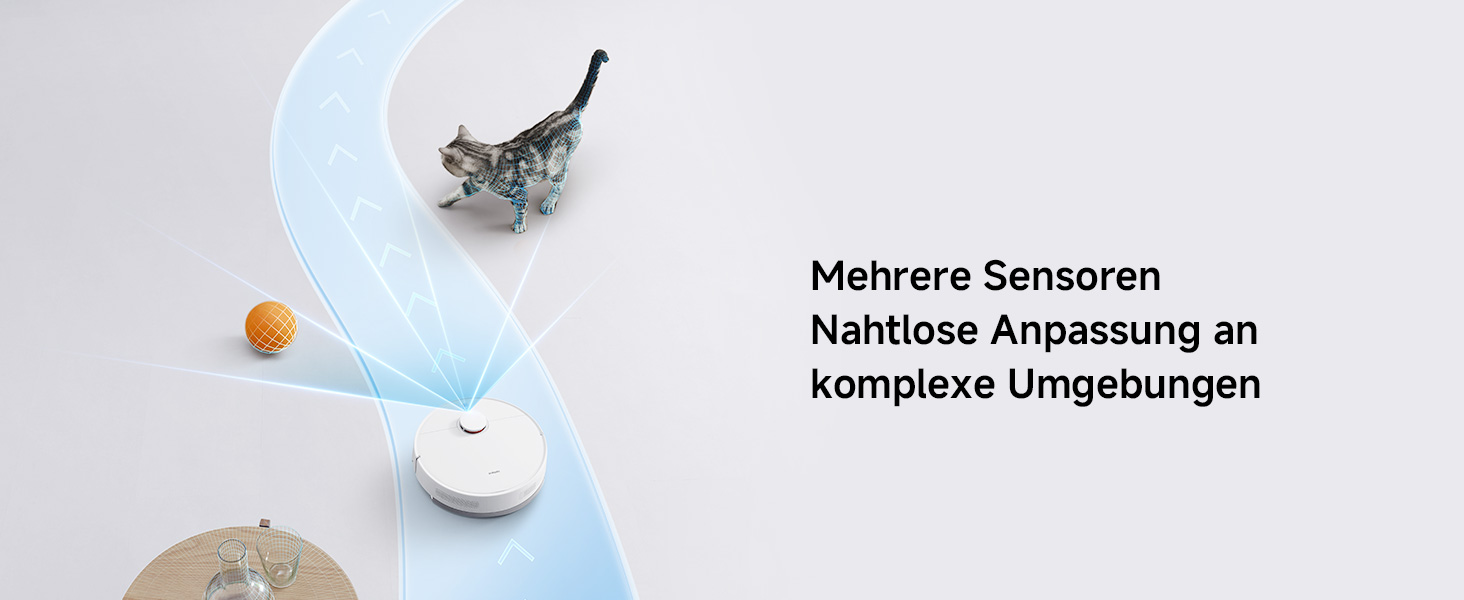 Робот-пилосос Xiaomi S40C з функцією вологого прибирання, потужність всмоктування 5000Па, керування через додаток та голосом