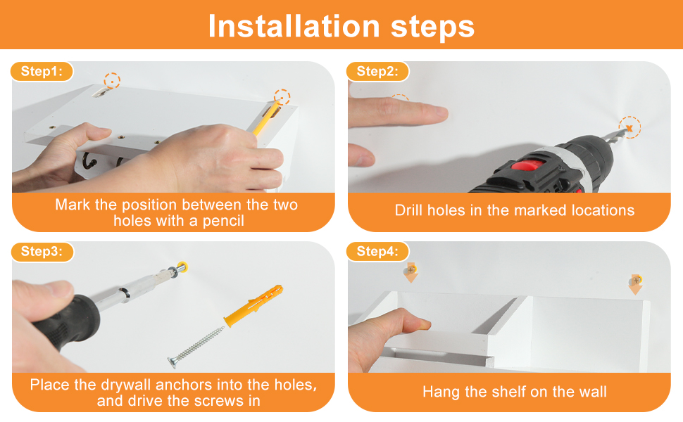 Дерев'яне ключниця з полицею та шухлядою, 6 гачків, для прихожей, офісу, на стіну (білий)