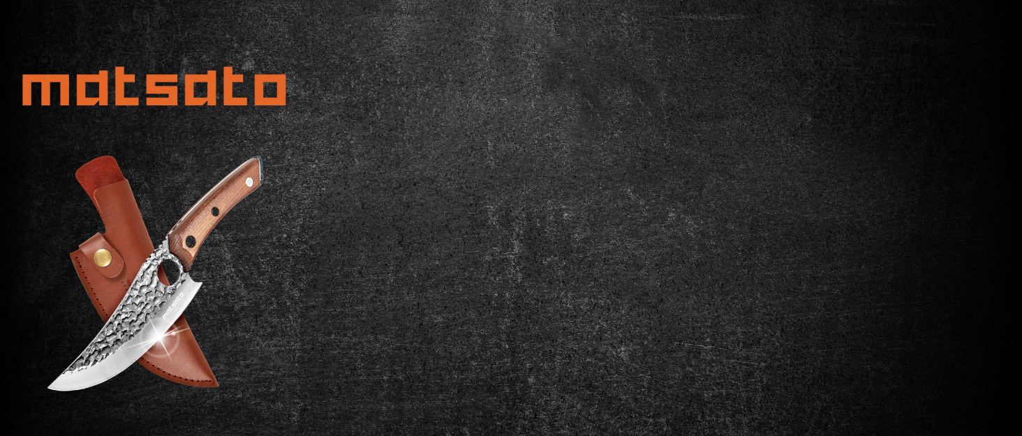 Кухонний тесак Matsato Hackmesser: професійний, з нержавіючої сталі, ергономічна ручка з бука, для м'яса, кісток та овочів