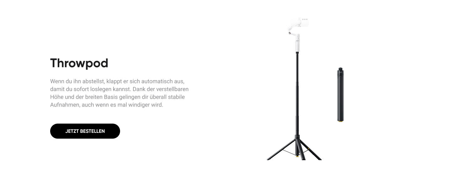 Insta360 Flow 2 Gray – Стабілізатор для смартфонів, Gimbal з AI-tracking, вбудований штатив/селфі-стік, пульт дистанційного керування, для iPhone/Android, сірий, Flow 2