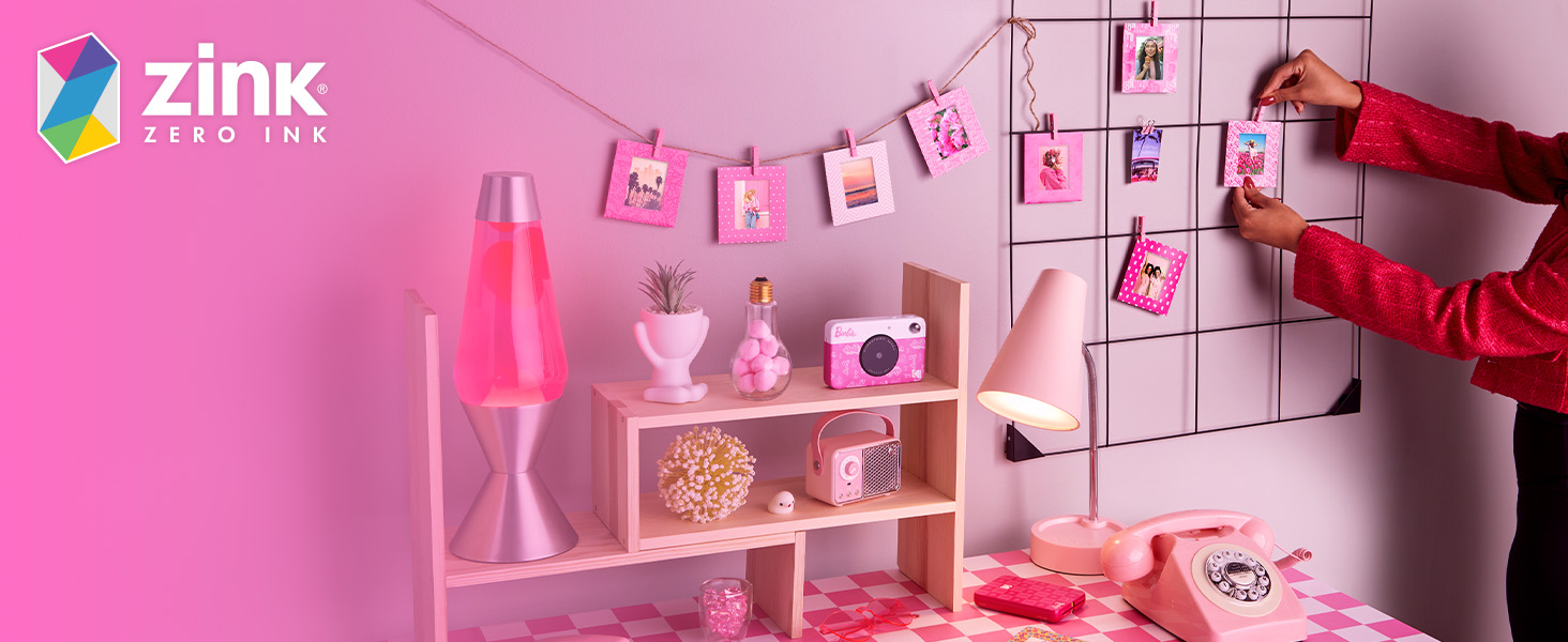 Фотодрук миттєвий Kodak x Barbie Step Slim + аксесуари (подарунчий набір)