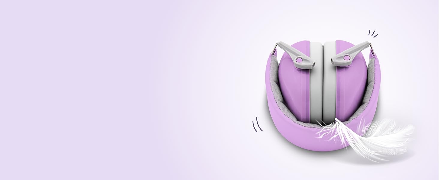 Schallwerk® Kapselgehörschutz Kiddies: Дитячий навушник шумозахисту для дітей | Комфортні навушники для повсякденного використання та заходів (Rocket Berry)