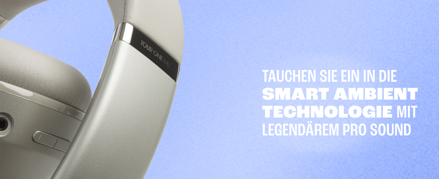 JBL Tour One M2 – Бездротові навушники Over-Ear з активним шумозаглушенням – Bluetooth, Champagne, до 40 годин роботи від акумулятора